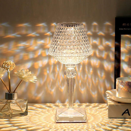 Galifas Lampă de masă LED cu Abajur Transparent și Bază Galifas Lampă de masă LED cu Abajur Transparent și Bază