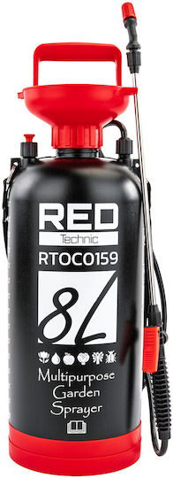 Red Technic Drucksprüher mit Kapazität 8Es 4bar in Schwarz Farbe