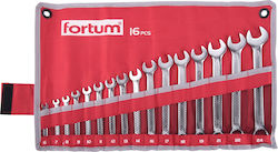 Combination Wrenches Fortum 4730201 6-24mm 16 Pcs