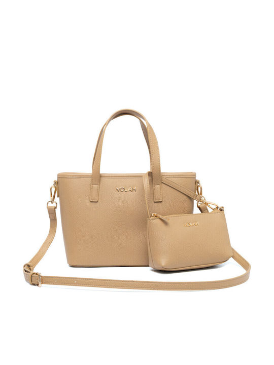 Nolah Roma Damentasche Handtasche Beige