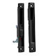 Domus Klik Klok 7610 Sliding Aluminum Lock Black