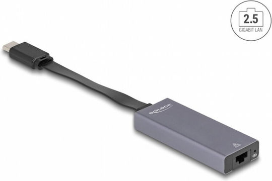 Delock USB 3.1 Type C to 2.5 Gigabit LAN Slim Adapter Delock 66248