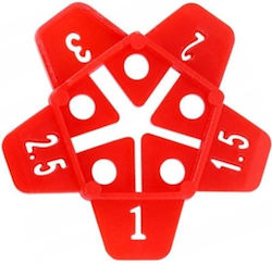 Distanțiere pentru Plăci Tagred Ta4129 100 Bucăți 1-3 Mm Distanțiere pentru Plăci Tagred Ta4129 100 Bucăți 1-3 Mm