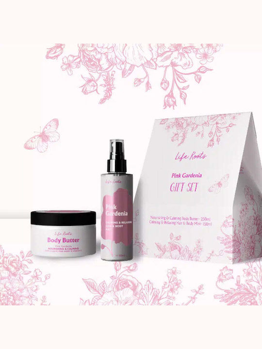 Life Roots Pink Gardenia Комплект за грижа за Хидратация Life Roots Pink Gardenia Комплект за грижа за Хидратация
