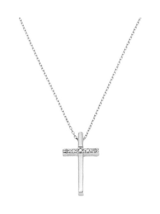 Sorelly Weißgold Kreuz 14K