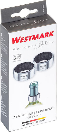 Westmark Set of 2 Anti-Drip Rings for Bottle ''allesio'' Monopol Edition 61843360