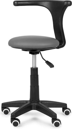 Habys Medical Stool with Backrest Gray T-TACHAO002