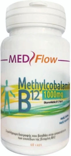 AM Health Methylcobalamin B12 Βιταμίνη για την Υγεία του Νευρικού Συστήματος 1000mg 60 κάψουλες