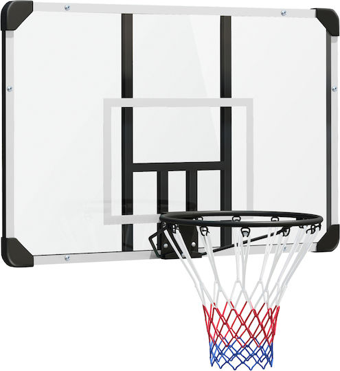 Sportnow Coș de Baschet cu Panou 113 x 73 cm și Plasă de Baschet