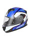 Acerbis Serel Blue / White Cască Moto Flip-Up ECE 22.05 1550gr cu Sunvisor