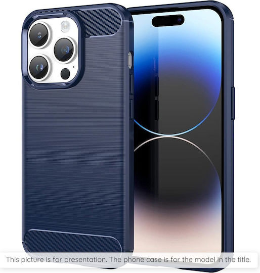 Techsuit Carbon Bumper Σιλικόνης / Πλαστικό Μπλε (Oppo A5 4G - Techsuit)