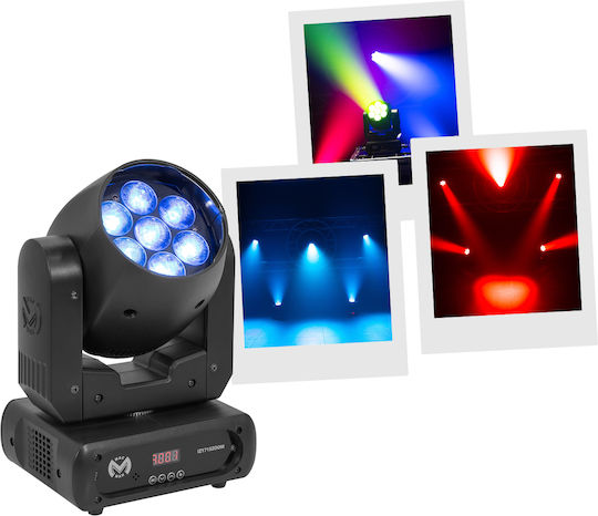 Mac Mah Izy715 Zoom Moving Head Wash 7x15w RGBW 4-in-1 LED Moving Head Wash 7x15w RGBW 4-in-1 LED