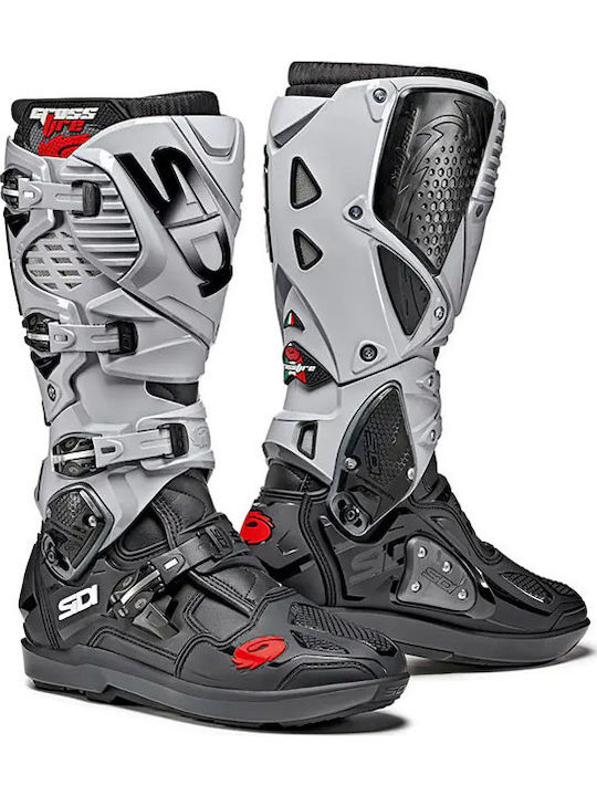 Sidi Crossfire 3 Srs Cizme Motocross Bărbați Negri