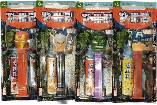 Marvel Universe Pez Dispenser Bomboane 8.5g 12 bucăți