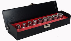 Set 9 Tubular Sockets Bass Polska Torx 1/2”