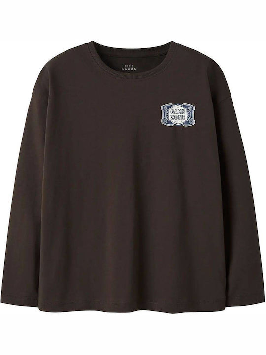 Детска блуза Dark Brown Nkmvictor