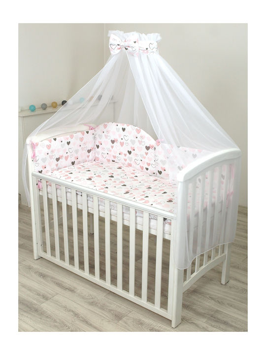 Amy Baby Moskitonetz Zimmer Cotton Bow Rosa