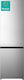 Hisense Fridge-Freezer 336lt Total NoFrost H210xW64.5xD62.8cm Inox RB440N4ACA