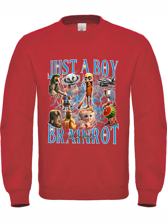 Gildan Kids Sweatshirt Red