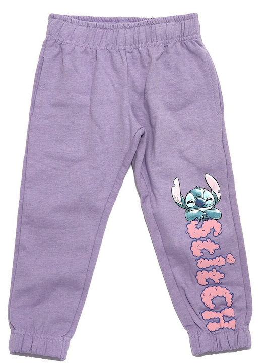 Pantaloni De Trening Lila Pentru Copii Lilo & Stitch