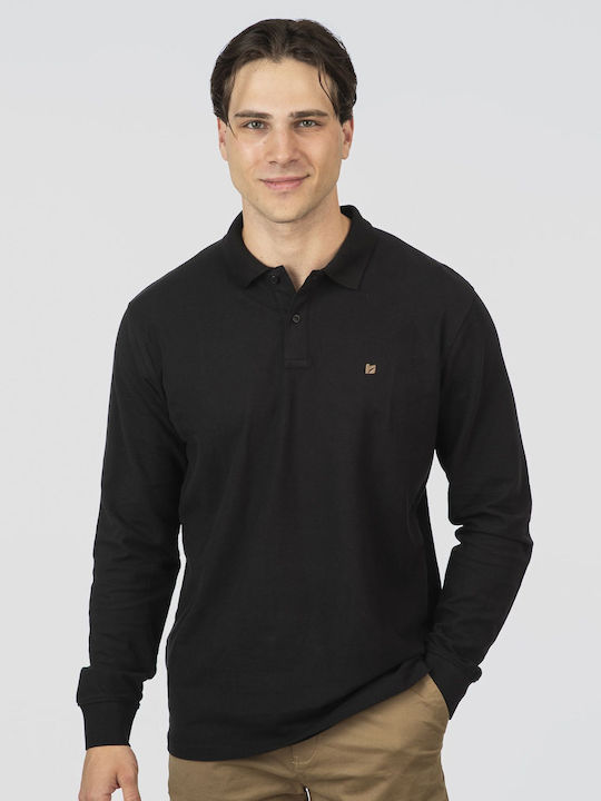 Rebase Polo Bluză Pure Black