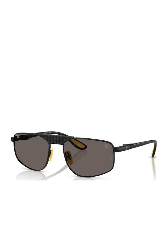 Ray Ban Men's Sunglasses with Black Metallic Fr...