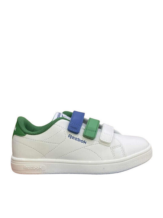 Court Kids Sneakers with Scratch White