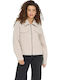 Women's Long Lifestyle Jacket for Winter Beige