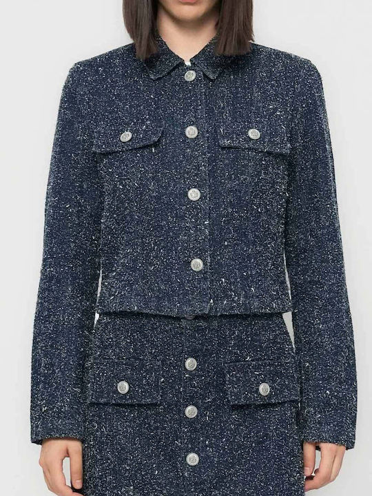 Only Jeansjacke Dark Blue Denim