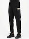 Sweatpants with Elastic Black