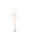 Homcom Artificial Tree Artificial Cherry Tree 120 LEDs 3 Brightness Levels Warm White Realistic Bark 21 x 21 x 150 cm