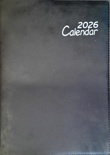 Planogramma Daily Diary Case 2026 17 X 24 Dark Blue Black