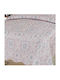 Tagesdecke Einzelbett Grey Pink 160x230cm