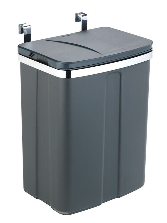 Wenko Metallic Bathroom Basket 12lt Gray