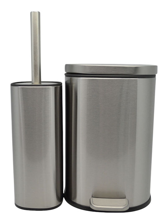 Ankor Inox Σετ Πιγκάλ και Καλαθάκι Μπάνιου Soft...