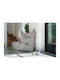 Πουφ Nackenrolle Original Slim Terry Black Creme 155x120cm