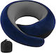 Uncle George Memory Foam Travel Pillow with Carry Case Blue