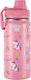 Queen Mother Kids Water Bottle Thermos Stainless Steel Pink 500ml
