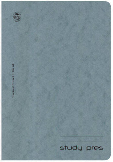 Typotrust Notebook Ruled A4 40 Sheets Study Gray 1pcs