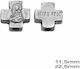 Perlen Kreuz "Agion Oros" 12mm 10Stück