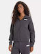Women's Sweatshirt Jacket Hooded Gray