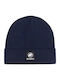 Beanie Unisex Beanie Gestrickt in Marineblau Farbe