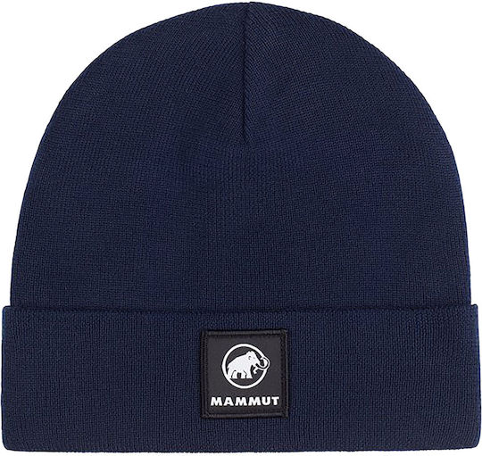 Beanie Unisex Beanie Gestrickt in Marineblau Farbe