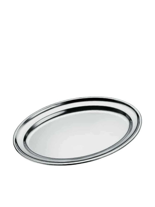 Costos Serving Platter Oval Silver 38x26cm