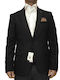 Men's Winter Suit Jacket Slim Fit Dark blue.