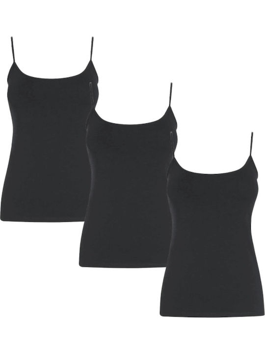 Namaldi Women's T-Shirt with Spaghetti Strap Bl...