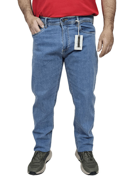 Men's Jeans Pants Elastic with Regular Fit Lt Blue