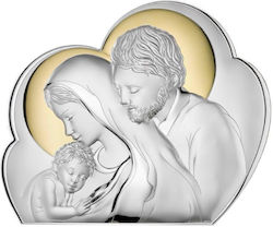 Valenti Silver Icon 38x31 Saint Family 81245/6l Valenti Silver Icon 38x31 Saint Family 81245/6l