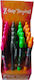 Zebra 20 Ballpoint Pens Ball Z-grip Tropical 1.0mm Blue Writing