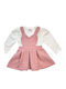 Kinderkleider Set aus 2 mit Rosa Bluse